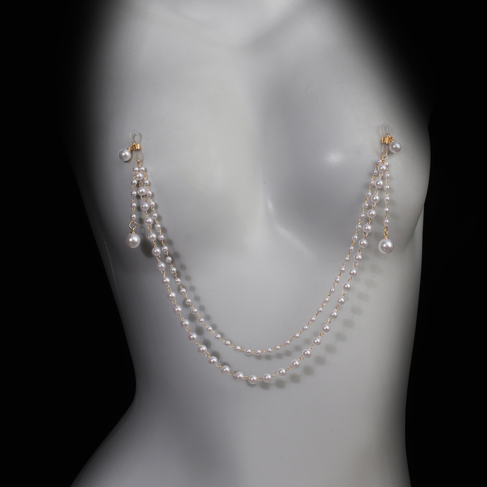 Body Jewelry Retainers - Catena per il corpo con perle