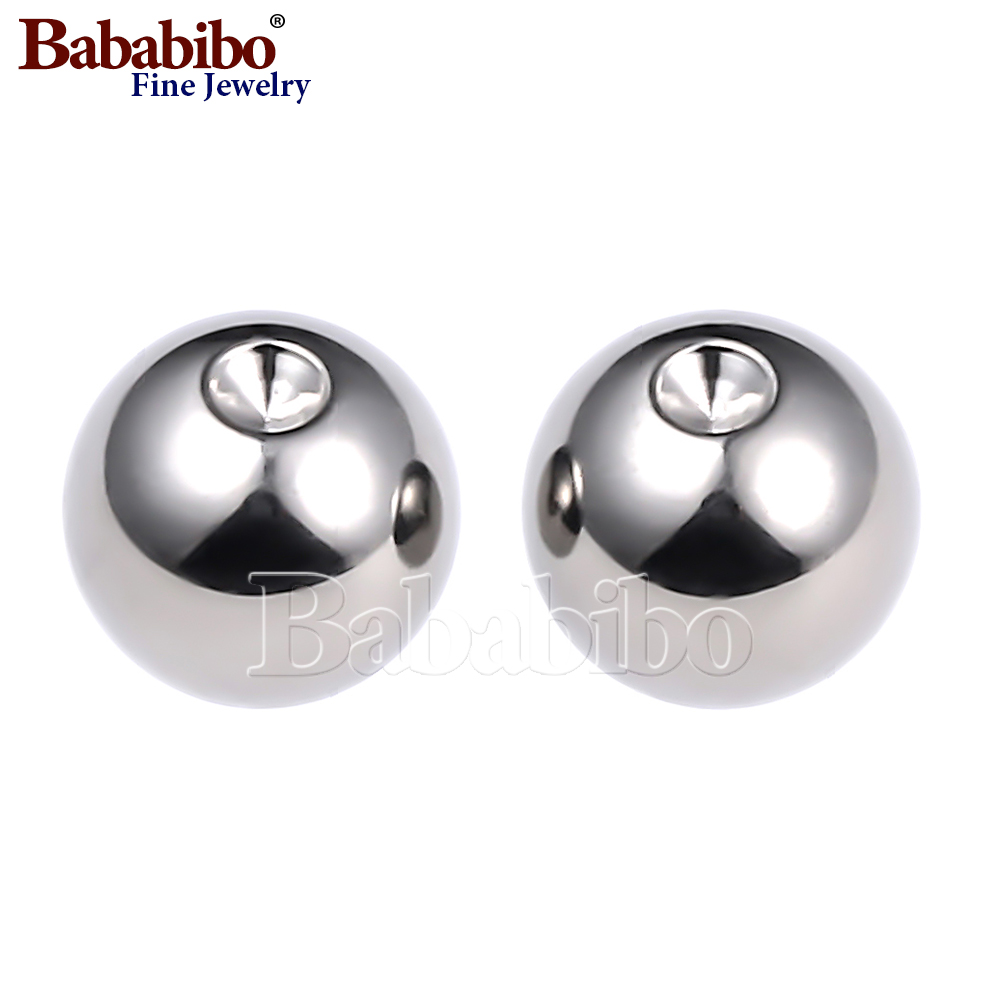 Body Jewelry Replacement Ball - 10Pc ASTM F-136 Titanio Perline Captive