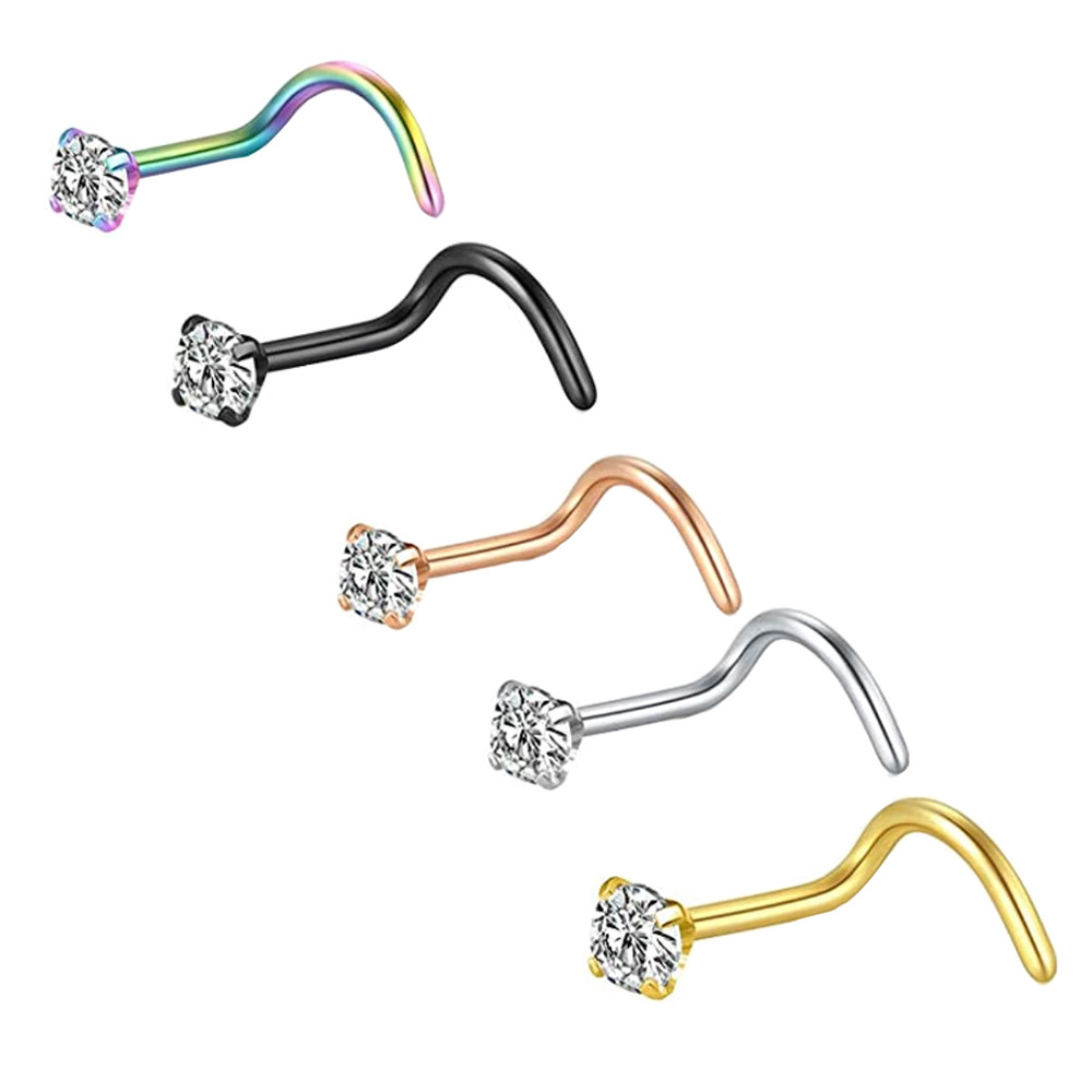 Body Jewelry Surgical Steel - Piercing per Naso 20G in Acciaio