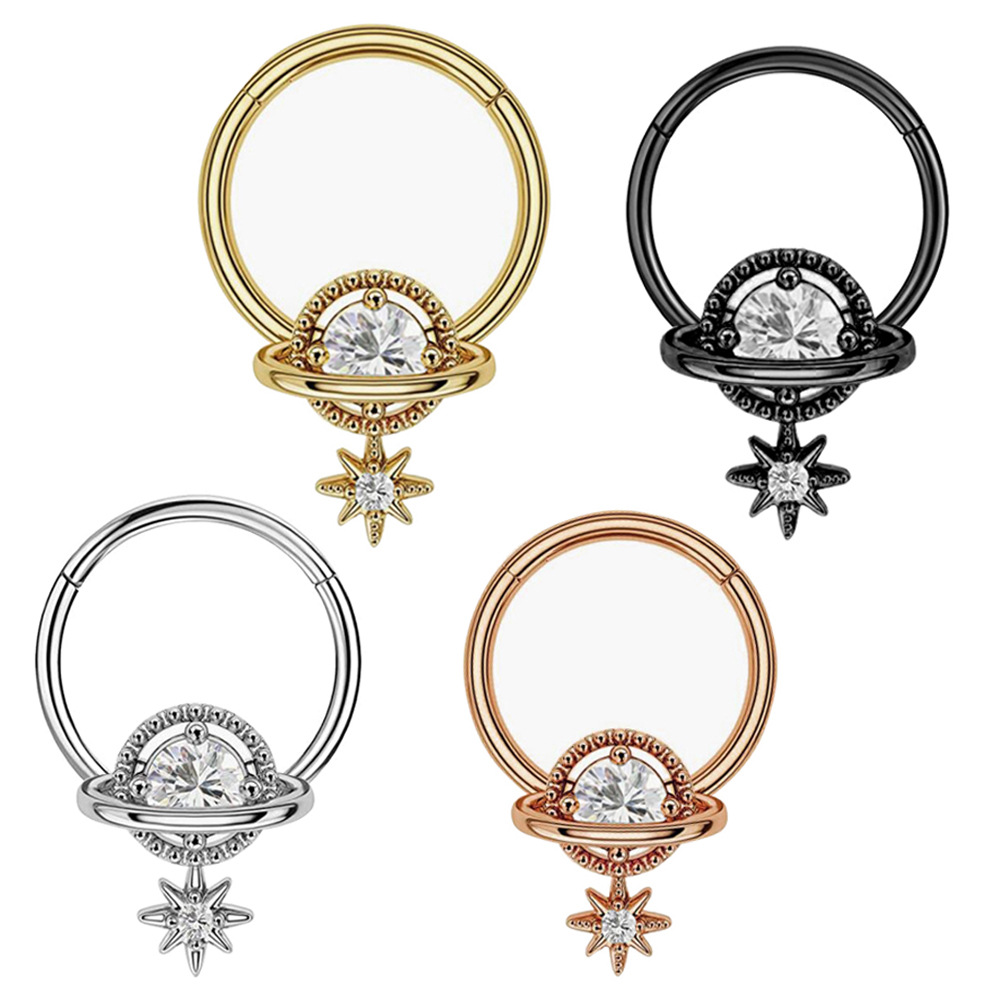 Body Jewelry Surgical Steel - Anelli per Setto, Gioielli Planetari, Gioielli