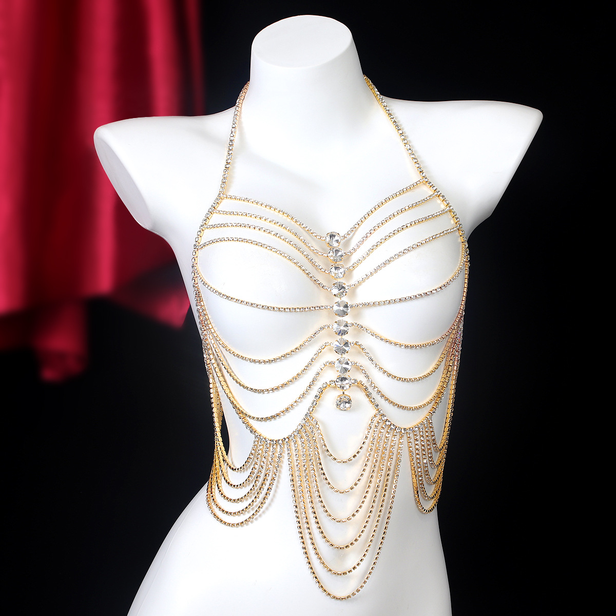 Body Jewelry Retainers - Lussuose nappe a righe stile retrò