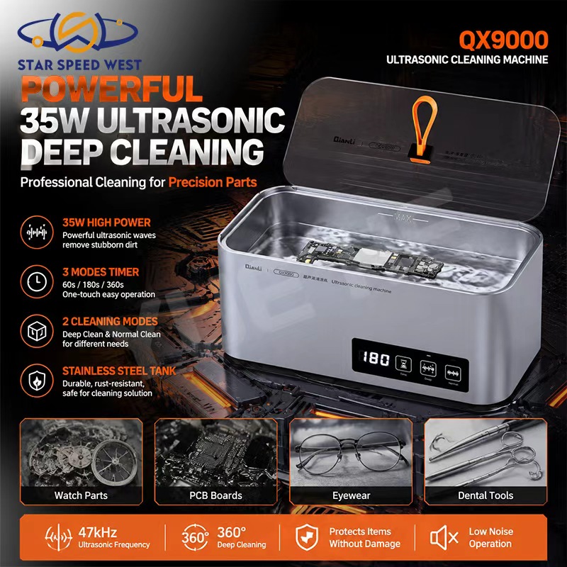 Body Jewelry Repair - QIANLI QX9000 Pulitore a Ultrasuoni 35W