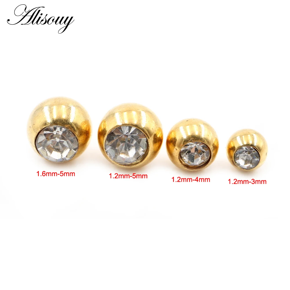 2 pezzi, 14G/16G, zircone, acc - Body Jewelry Replacement Ball recensione e prezzo