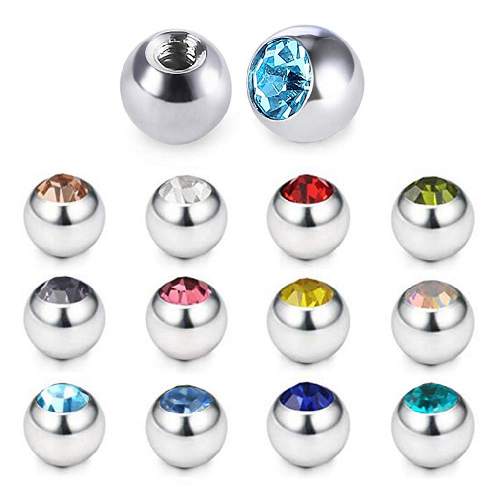 60pcs Dell'acciaio Inossidabil - Body Jewelry Replacement Ball recensione e prezzo