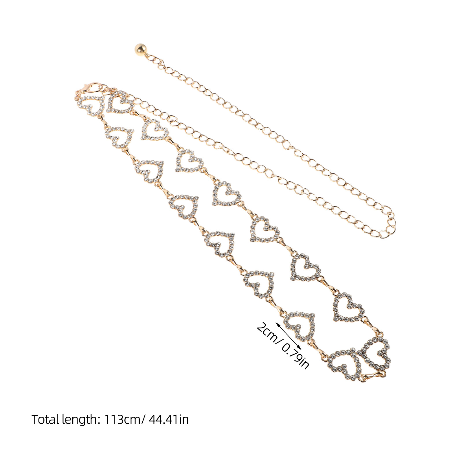 Cintura in metallo con strass  - Body Jewelry For You recensione e prezzo