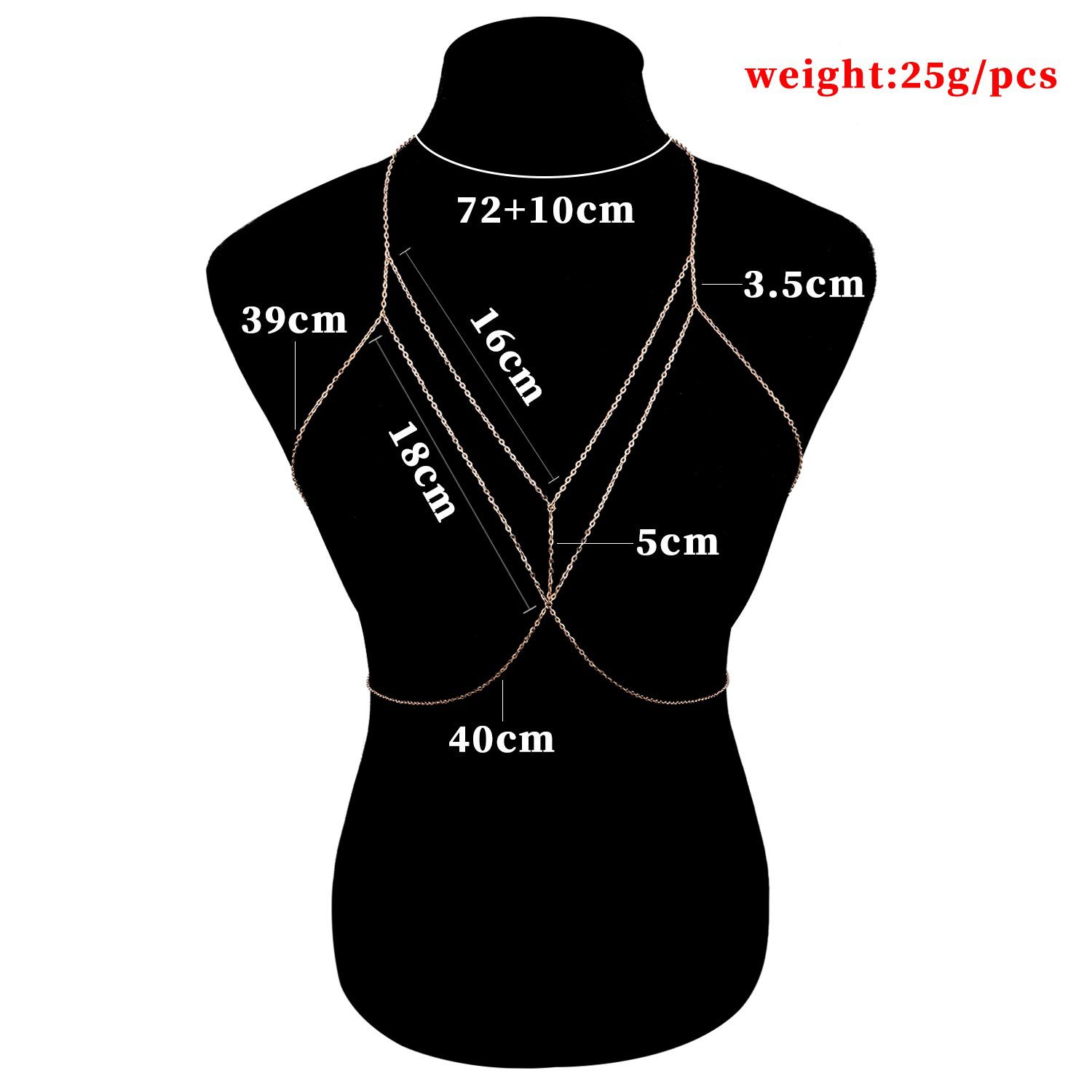 Catena per il corpo sfalsata p - Body Jewelry Retainers recensione e prezzo
