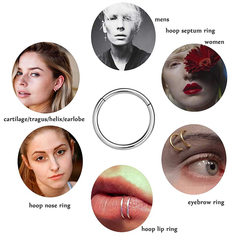 Anelli a Cerniera Clicker in A - Body Jewelry Surgical Steel recensione e prezzo