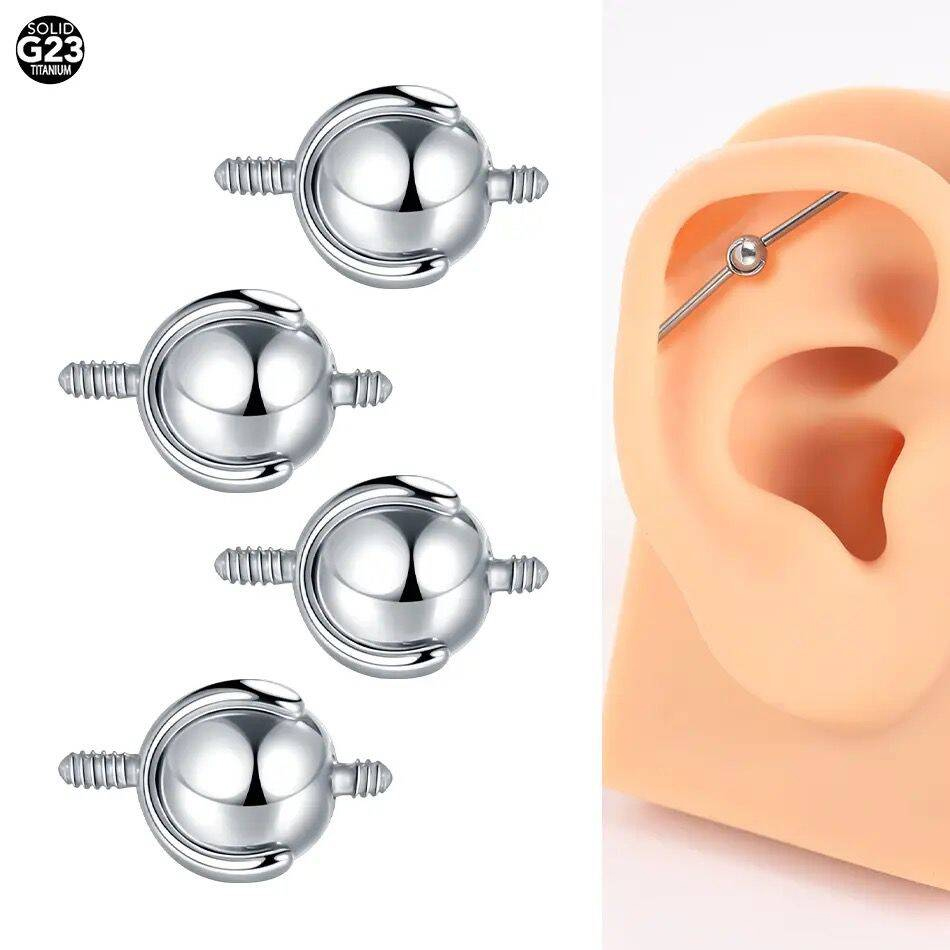 1 pz 16G/14G 4/5mm industriale - Body Jewelry Replacement Ball recensione e prezzo