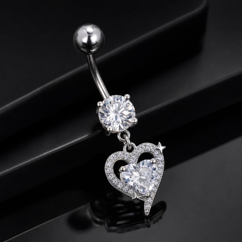 1 Pezzo Anello Pendente per Om - Body Jewelry Surgical Steel recensione e prezzo