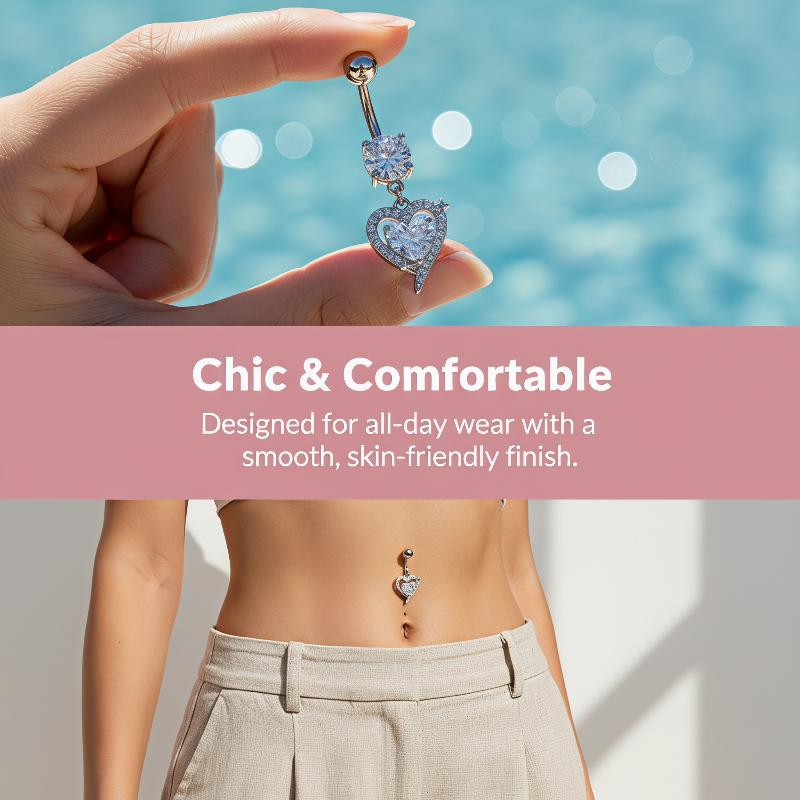 Anello Pendente per Ombelico i - Body Jewelry Surgical Steel recensione e prezzo