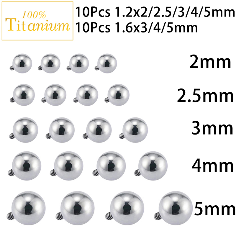10Pc Grado Impianto ASTM G23 T - Body Jewelry Replacement Ball recensione e prezzo