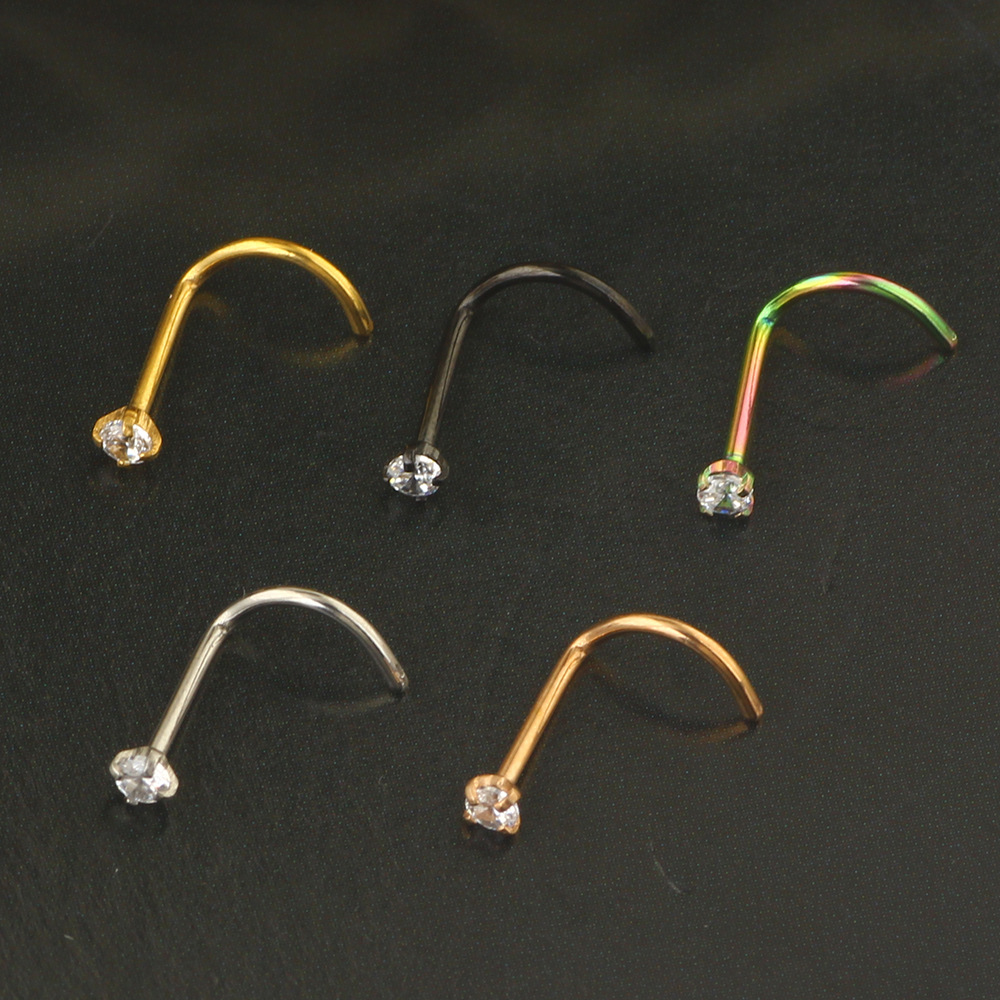 Piercing per Naso 20G in Accia - Body Jewelry Surgical Steel recensione e prezzo
