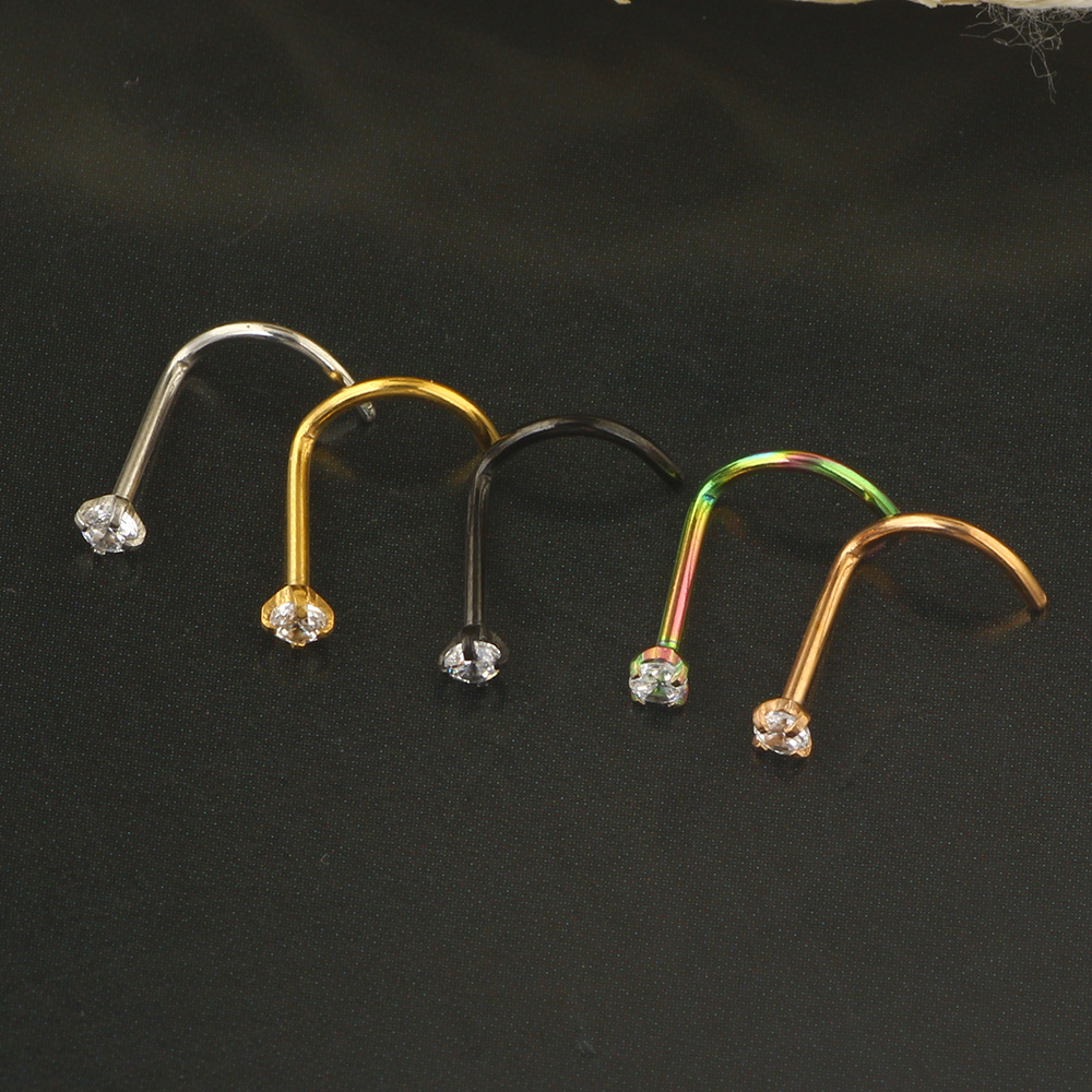 Piercing per Naso 20G in Accia - Body Jewelry Surgical Steel recensione e prezzo