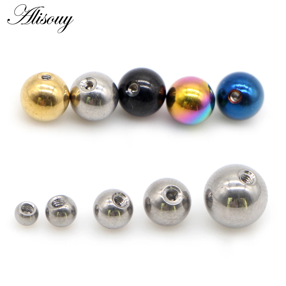 Alisouy 10 Pezzi/lottp Sfere d - Body Jewelry Replacement Ball recensione e prezzo