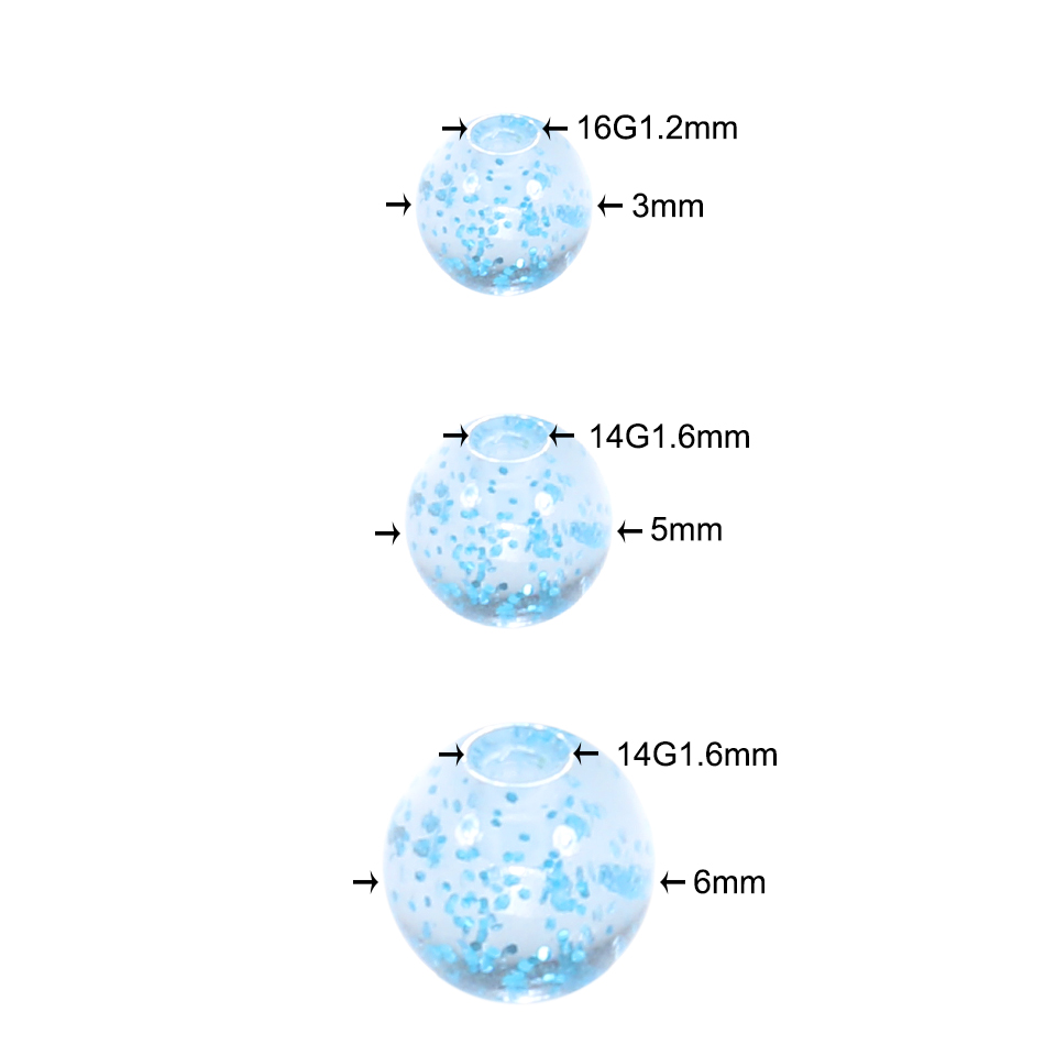 90-120 pz Sfera di ricambio in - Body Jewelry Replacement Ball recensione e prezzo