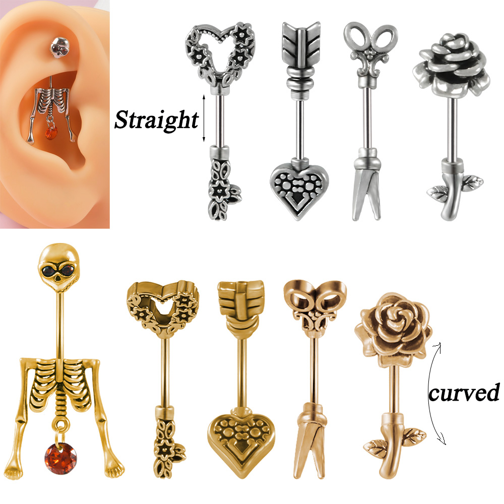 1 pz Vintage acciaio chirurgic - Body Jewelry Surgical Steel recensione e prezzo