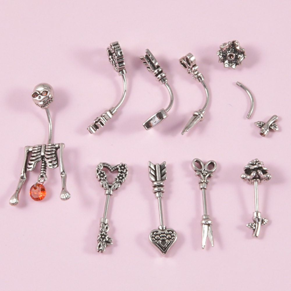 1 pz Vintage acciaio chirurgic - Body Jewelry Surgical Steel recensione e prezzo