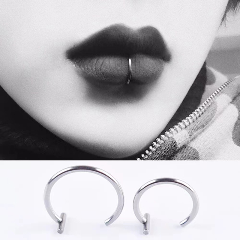 Orecchini a cerchio aperti in  - Body Jewelry Surgical Steel recensione e prezzo
