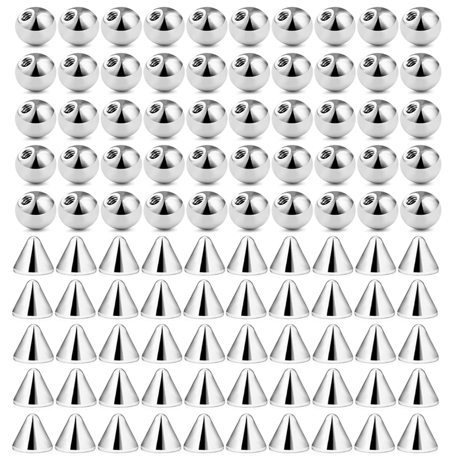 100 pz 16G 3mm 4mm Sostituzion - Body Jewelry Replacement Ball recensione e prezzo