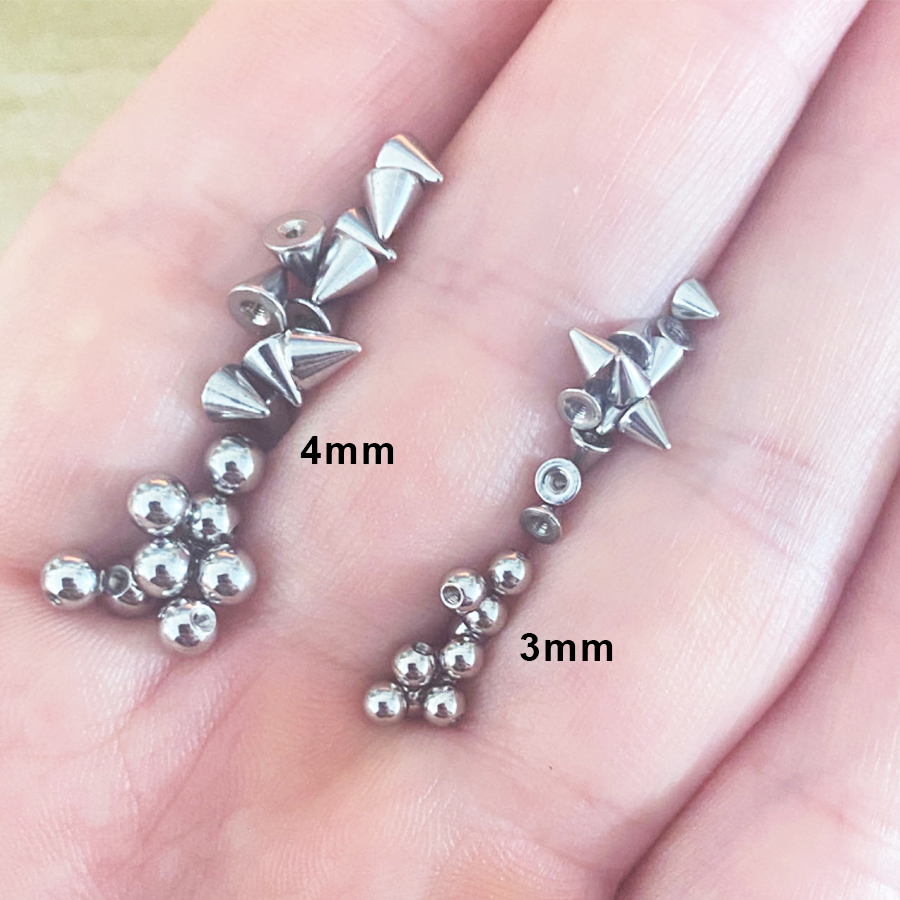 100 pz 16G 3mm 4mm Sostituzion - Body Jewelry Replacement Ball recensione e prezzo