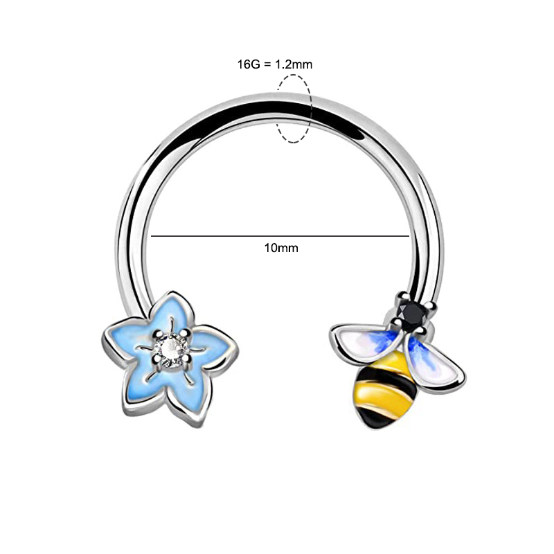 Anello per Septum 16G, Gioiell - Body Jewelry Surgical Steel recensione e prezzo