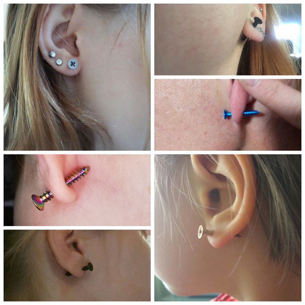 2 pezzi in acciaio chirurgico  - Body Jewelry Surgical Steel recensione e prezzo
