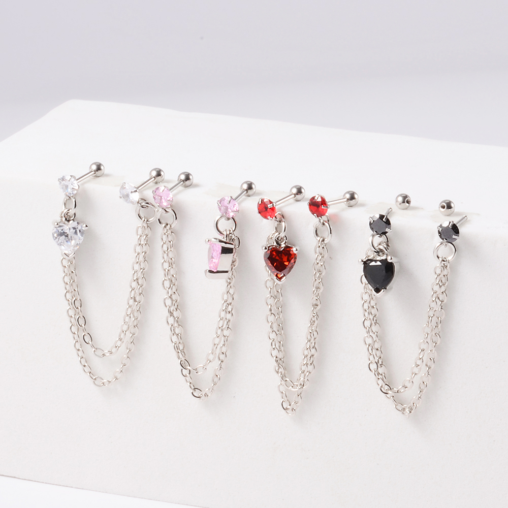 1PC Acciaio Chirurgico CZ Gemm - Body Jewelry Surgical Steel recensione e prezzo