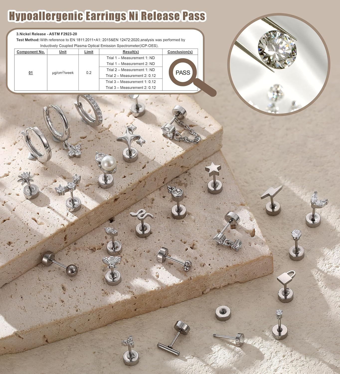 Bobisty 1pc Orecchini per orec - Body Jewelry Surgical Steel recensione e prezzo