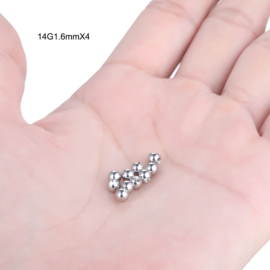 Sfere a vite in acciaio inossi - Body Jewelry Replacement Ball recensione e prezzo