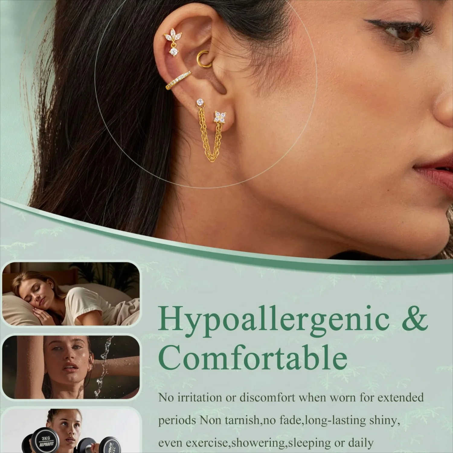 Orecchini a cerchio per cartil - Body Jewelry Surgical Steel recensione e prezzo