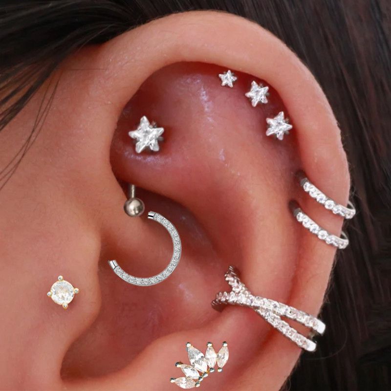 Helix Piercing Star Orecchini  - Body Jewelry Surgical Steel recensione e prezzo